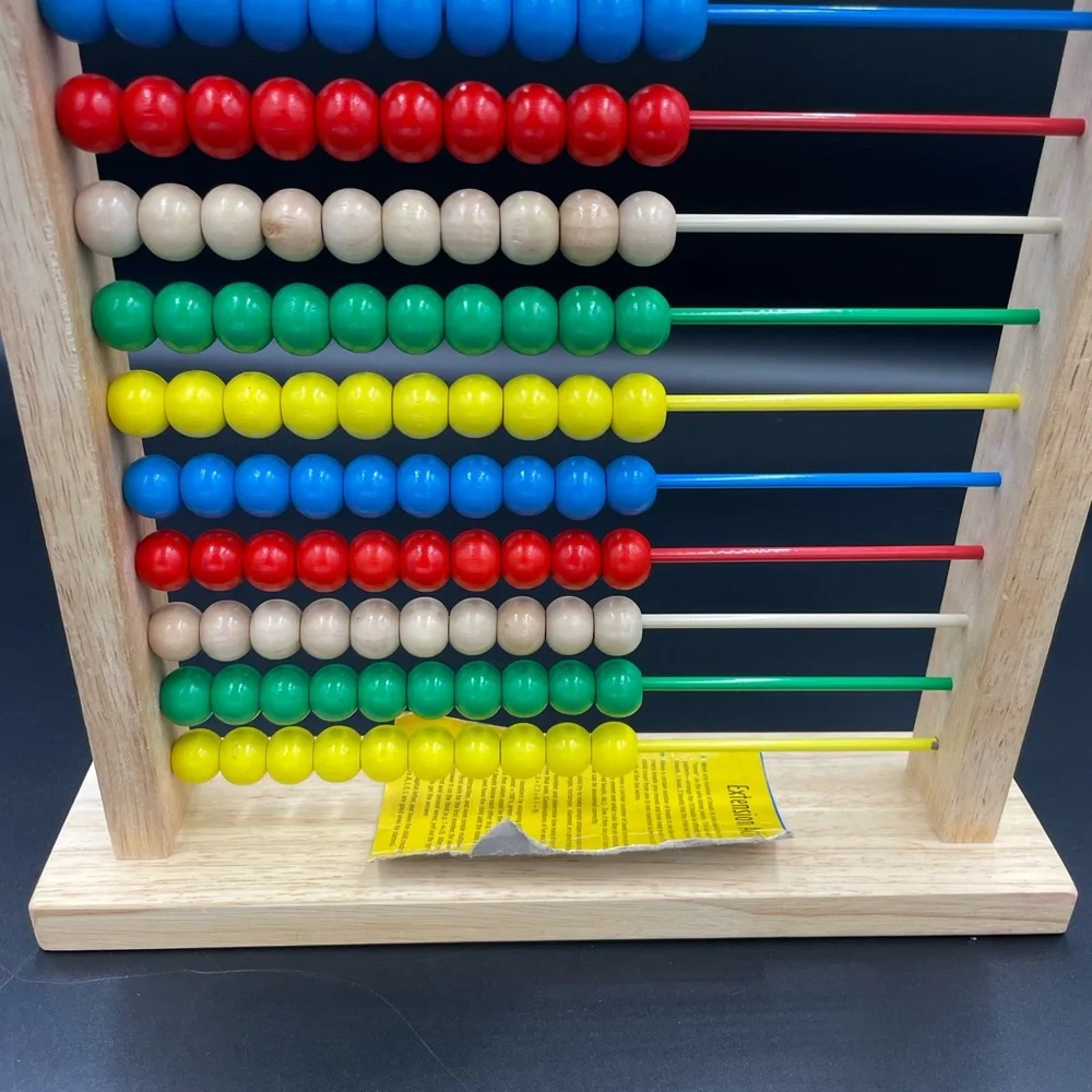 Melissa Doug Abacus Classic Wooden Counting Toy